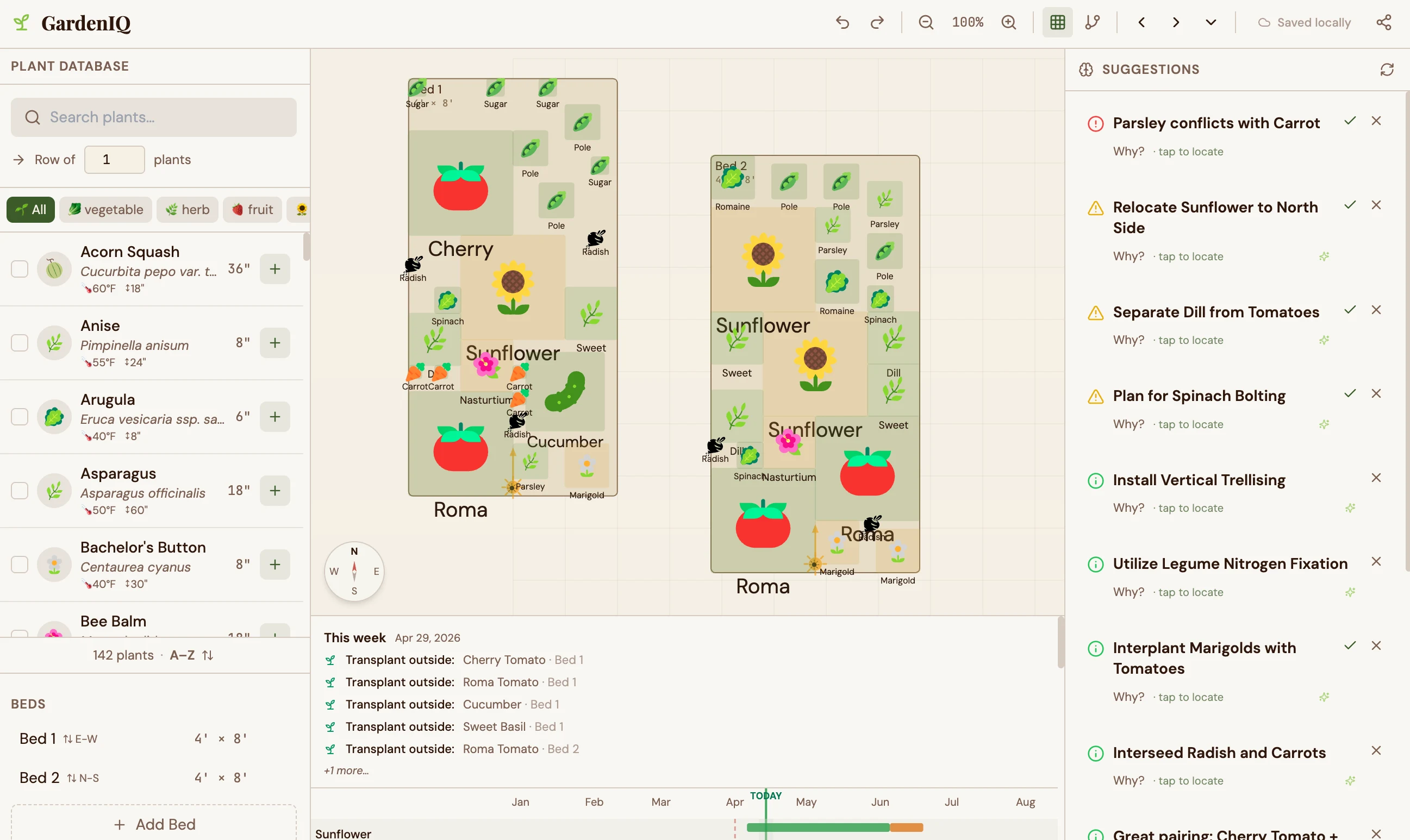 GardenIQ: A garden planner that explains why, not just what